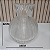 Vaso Morgana Vidro incolor 22cm - Imagem 3