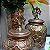 Jogo Potiche Ceramica Bronze - Imagem 3
