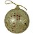Bola de Natal 6cm Dourada - 6 und. - Imagem 1