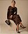 VESTIDO MIDI SAVANA EM TRICOT (MARRON/PRETO) - Imagem 2