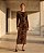 VESTIDO MIDI SAVANA EM TRICOT (MARRON/PRETO) - Imagem 1