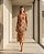 VESTIDO MIDI SAVANA EM TRICOT (BEGE/TELHA) - Imagem 1