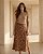 SAIA JACQUARD JUNGLE EM TRICOT (MARROM/MASCAVO) - Imagem 7