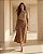 SAIA JACQUARD JUNGLE EM TRICOT (MARROM/MASCAVO) - Imagem 5