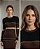 VESTIDO MIDI EVASÊ EM TRICOT MANGA LONGA (PRETO/MARRON/VERDE/BEGE) - Imagem 5