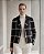 JAQUETA PERFECTO JACQUARD EM TRICOT (PRETO/OFF) - Imagem 1