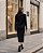 VESTIDO RETO MIDI GOLA ALTA COM ZIPER (PRETO) - Imagem 2