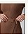 VESTIDO CONELADO MANGA LONGA COM SAIA PARIÔ (MARRON TERRA) - Imagem 4