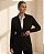 CONJUNTO BLAZER E CALÇA EM TRICOT GOLA PADRE COM CINTO (PRETO) - Imagem 2