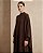MAXI VESTIDO CONFORT MIDI GOLA ALTA (MARROM) - Imagem 3