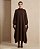 MAXI VESTIDO CONFORT MIDI GOLA ALTA (MARROM) - Imagem 1