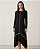 VESTIDO ASSIMETRICO MANGA LONGA (PRETO/OFF) - Imagem 1