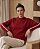 BLUSA MANGA LONGA EM TRICOT GOLA CARECA COM DET. OFF (VERMELHO CEREJA) - Imagem 3