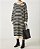 MAXI VESTIDO CONFORT LISTRADO DET. OMBRO (PRETO/OFF) - Imagem 3