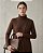 MAXI CAPA EM TRICOT TRANSPASSADA (MARRON) - Imagem 4