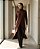 MAXI CAPA EM TRICOT TRANSPASSADA (MARRON) - Imagem 1