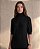 VESTIDO CONFORT MIDI GOLA ALTA (PRETO) - Imagem 2
