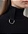 BLUSA EM TRICOT COM DET.GOLA (PRETO) - Imagem 4