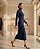 VESTIDO MIDI GOLA ALTA EM TRICOT (AZUL MARINHO) - Imagem 2