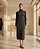 VESTIDO MIDI GOLA ALTA EM TRICOT (PRETO) - Imagem 1