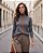 Blusa confort em tricot (chumbo/telha) - Imagem 2