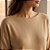 Vestido Longo GOLA CANOA (BEGE) - Imagem 4