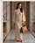 Vestido Longo Canelado Manga Bufante (OFF-WHITE) - Imagem 1