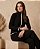 Conjunto confort calça com friso e blusa com det. off (Calça E Blusa preto com off) - Imagem 2