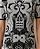 Vestido jacquard em tricot com canutilhos (CINZA) - Imagem 4