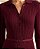 VESTIDO CANELADO GOLA POLO EM TRICOT (bordô) - Imagem 2