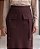 SAIA CARGO EM TRICOT COM DETALHES NO BOLSO (MARRON) - Imagem 2