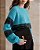 BLUSA EM RAYON DEGRADE MANGA LONGA - Imagem 1