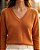 BLUSA EM TRICÔ MANGA LONGA DECOTE V - Imagem 10