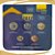 Blister com 5 Moedas Real 2017 FC - Edição Limitada - Imagem 3
