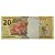 Brasil - Cédula de 20 Reais 2022 C-355 - KF - 2ª Familia - FE - Imagem 2