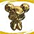 Gogo's Disney Panini - Minnie & Mickey Mouse - Dourados - 3cm cada - Imagem 2