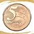 Moeda de 5 Centavos 2021 - V-487 - FC - Imagem 1