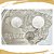 Cartela com as Moedas de 10, 20 e 50 Cruzeiros 1965 - Circuladas - Imagem 1