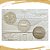 Cartela com as Moedas de 400 Réis 1936 a 1938 Oswaldo Cruz - Circuladas - Imagem 1