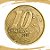 Moeda de 10 Centavos 2001 - RARA - V-494 - Circulada - Imagem 1