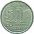 Promoção - Moeda de 50 Centavos 1989 - V-410 - Rendeira - Aço Inox - Flor de Cunho - Imagem 1
