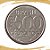 Moeda de 500 Cruzeiros 1993 - V-426 - Tartaruga - Aço Inox - Flor de Cunho - Imagem 1