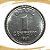 Moeda de 1 Centavo 1987 - V-381 - Aço Inox - RARA - Flor de Cunho - Imagem 1
