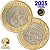 Lançamento - Kit com 4 Moedas de 2025 - 5, 10, 25 Centavos + 1 Real Comemorativa aos 60 anos do Banco Central - Flor de Cunho - Imagem 2