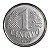 Moeda de 1 Centavo 1997 - V-441 - Aço Inox - 1ª Familia do Real - 20.0mm - 3.0g - Circulada - Imagem 1