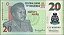 Nigéria - Cédula de 20 Naira 2013 - P-34i - Polímero - Flor de Estampa - Imagem 2