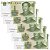 China - 5 Cédulas de 1 Yuan 1999 - P-895d - Sequência - Flor de Estampa - Imagem 1
