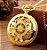 Relógio de Bolso Vintage Pontos Cardeais Gold - Serve como Colar e Pingente - Imagem 1