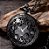 Relógio de Bolso Vintage Engrenagem Black - Serve como Colar e Pingente - Imagem 1