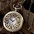 Relógio de Bolso Vintage Alice - Serve como Colar e Pingente - Imagem 1